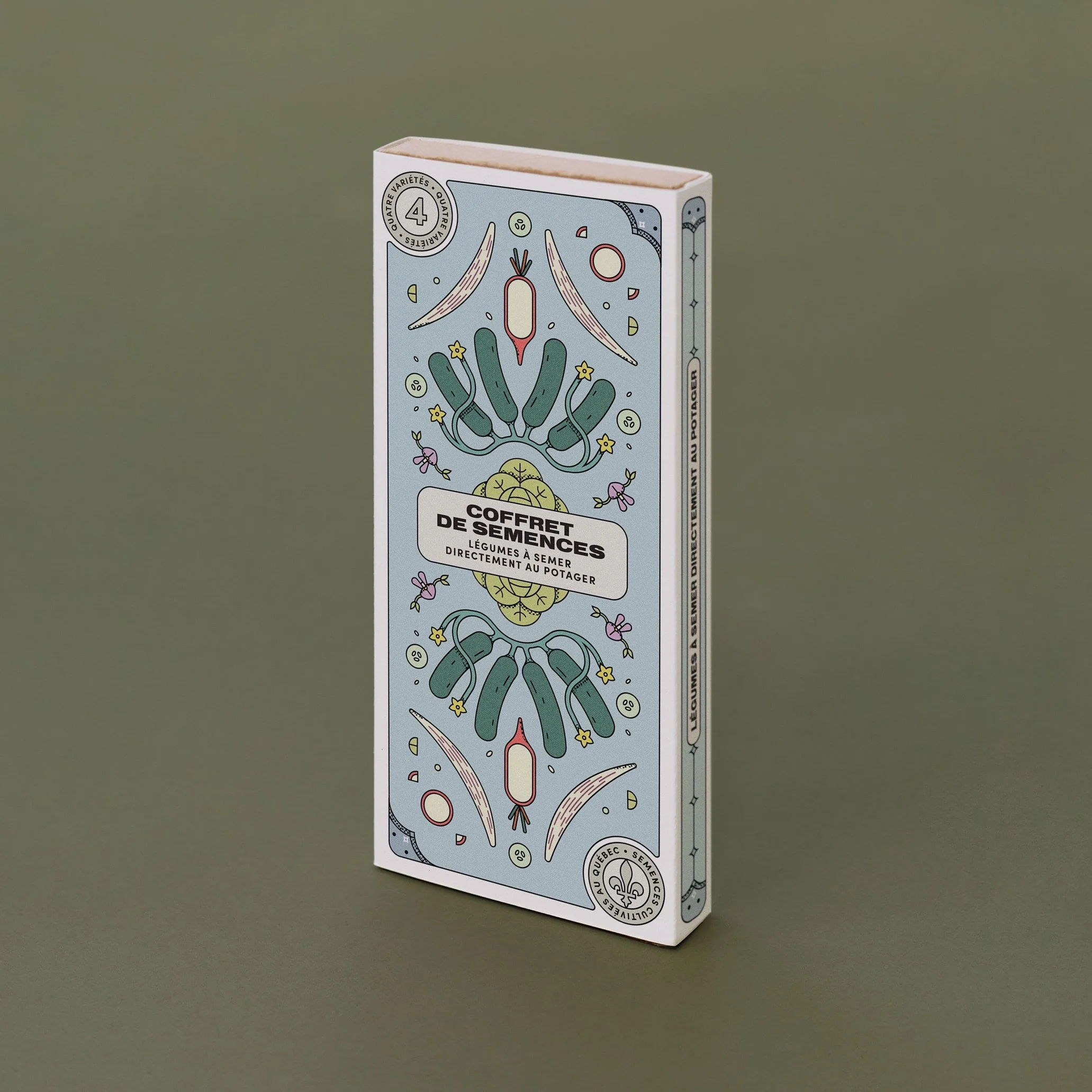Coffret de semences Légumes à semer directement au potager