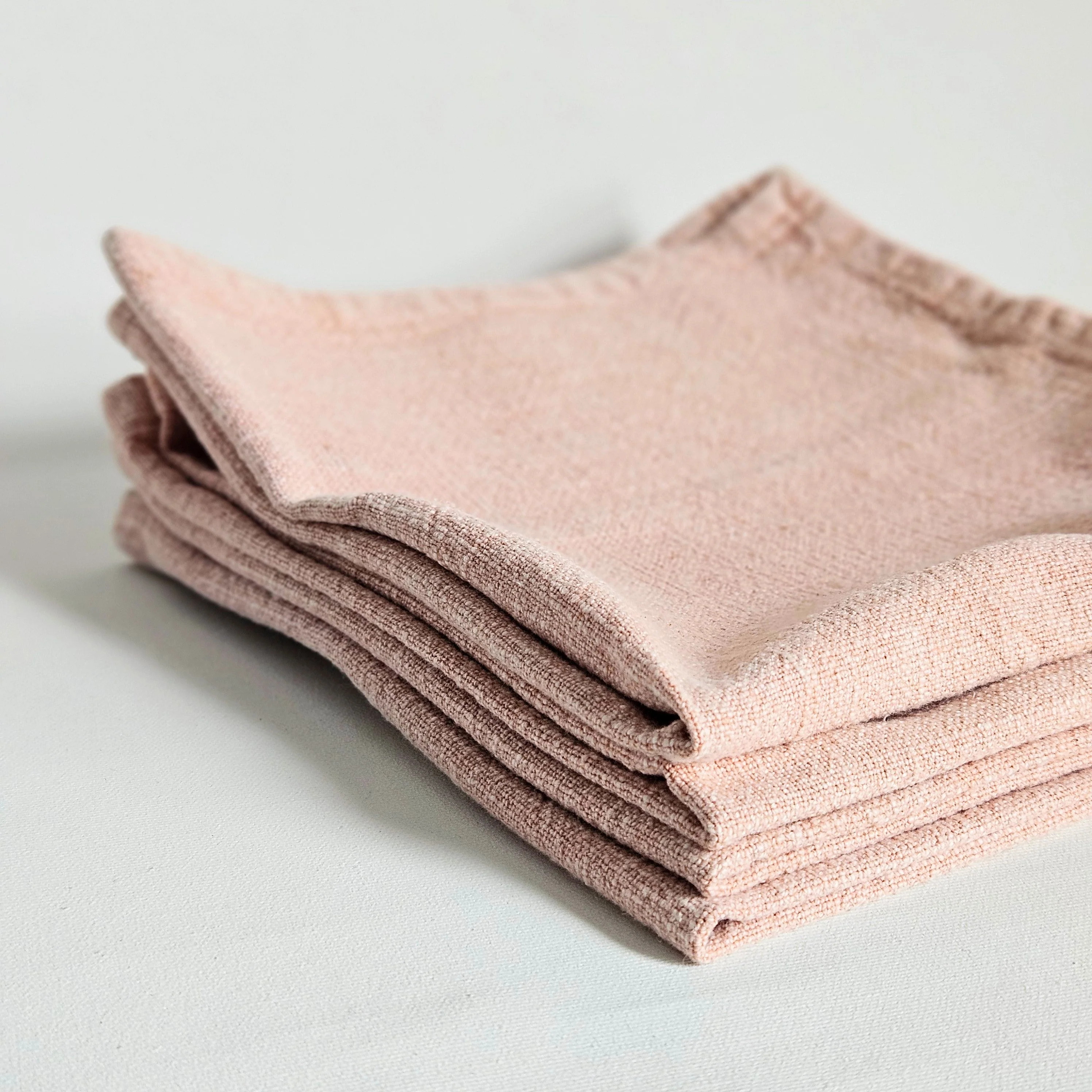Lot de 4 serviettes de table tissées vintages - Image 2