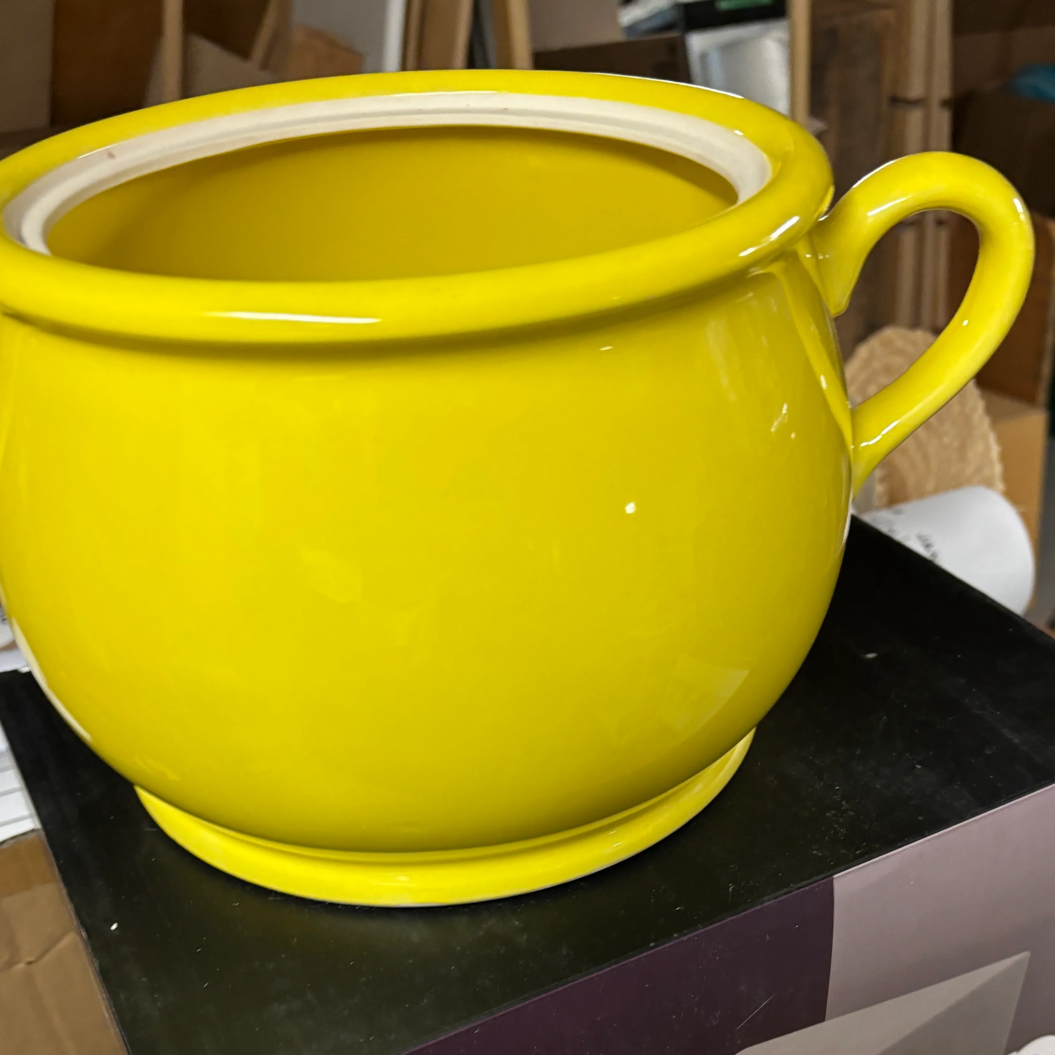 Soupière jaune vintage Japan [tel quel] - Image 4
