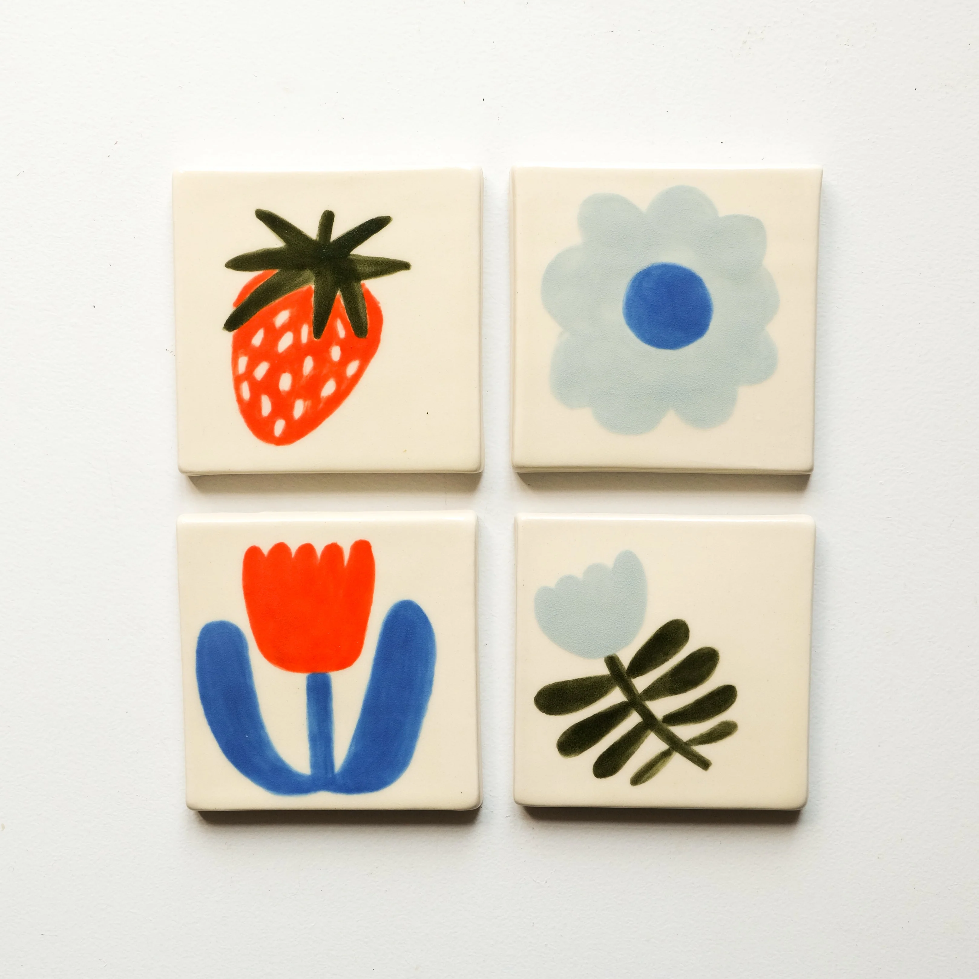 Sous-verre / tuile en céramique [modèles variés] - Image 4