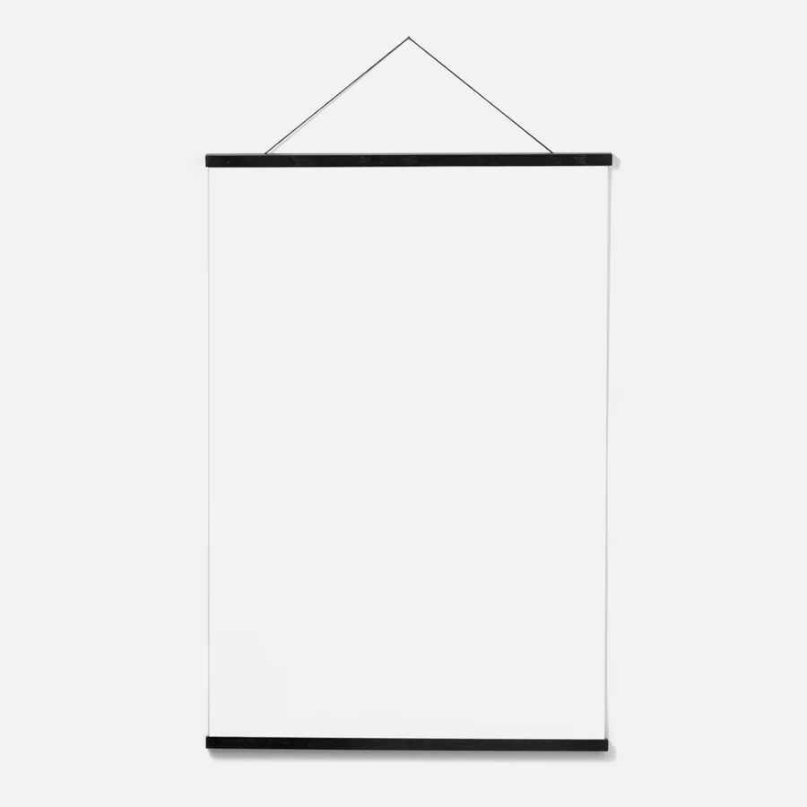 Support à affiche magnétique noir 24po / 61cm