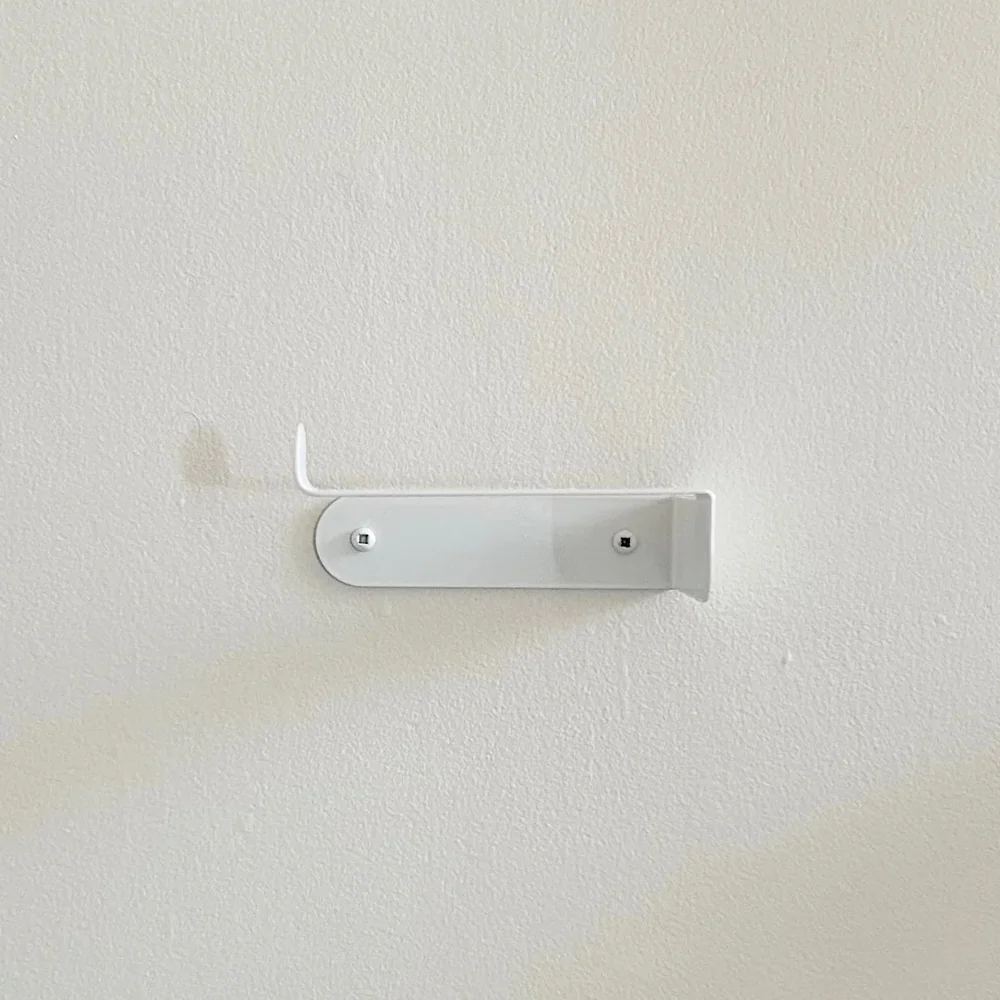 Support à papier hygiénique compact blanc - Image 2