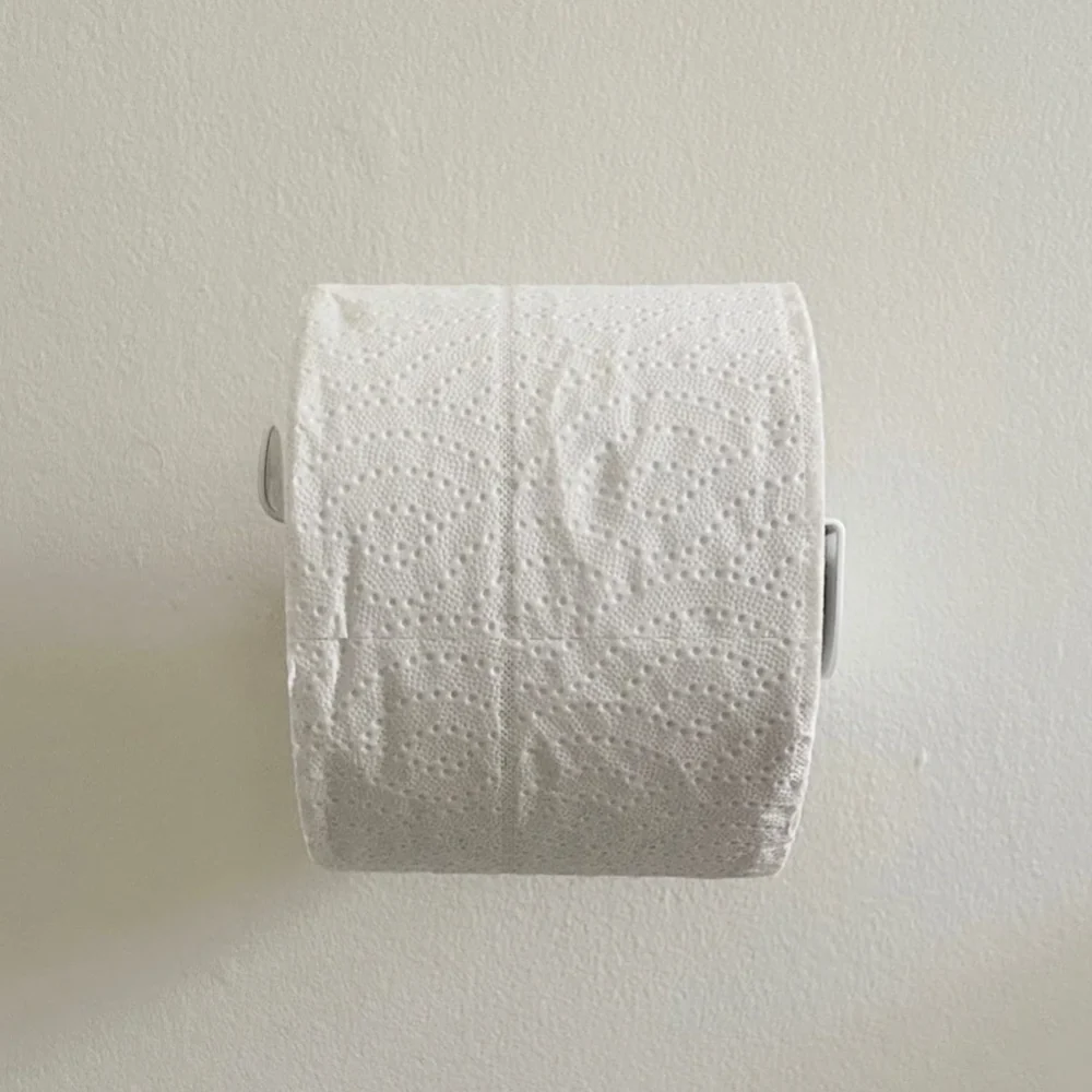 Support à papier hygiénique compact blanc - Image 3