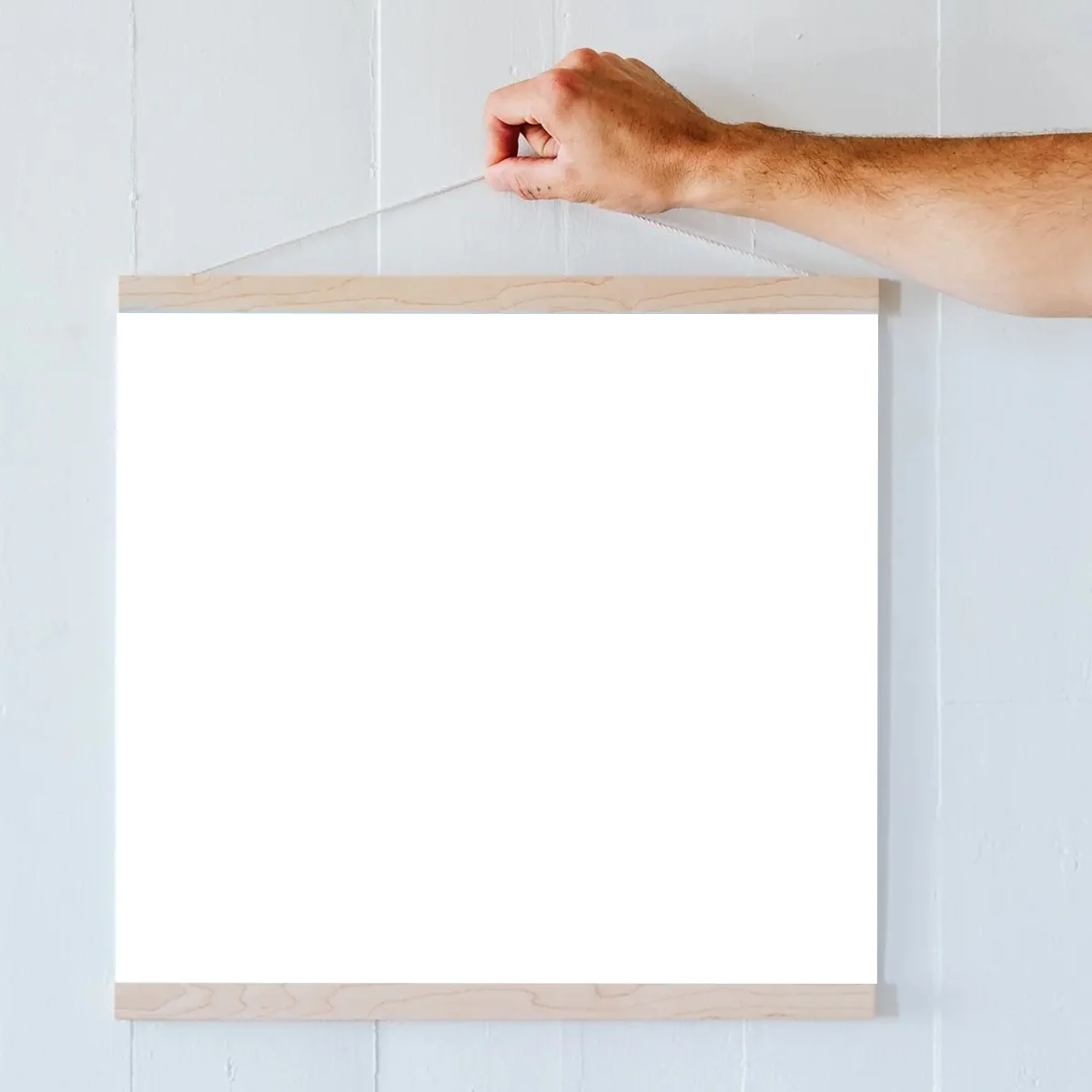 Support affiche magnétique érable 16po / 40.5cm