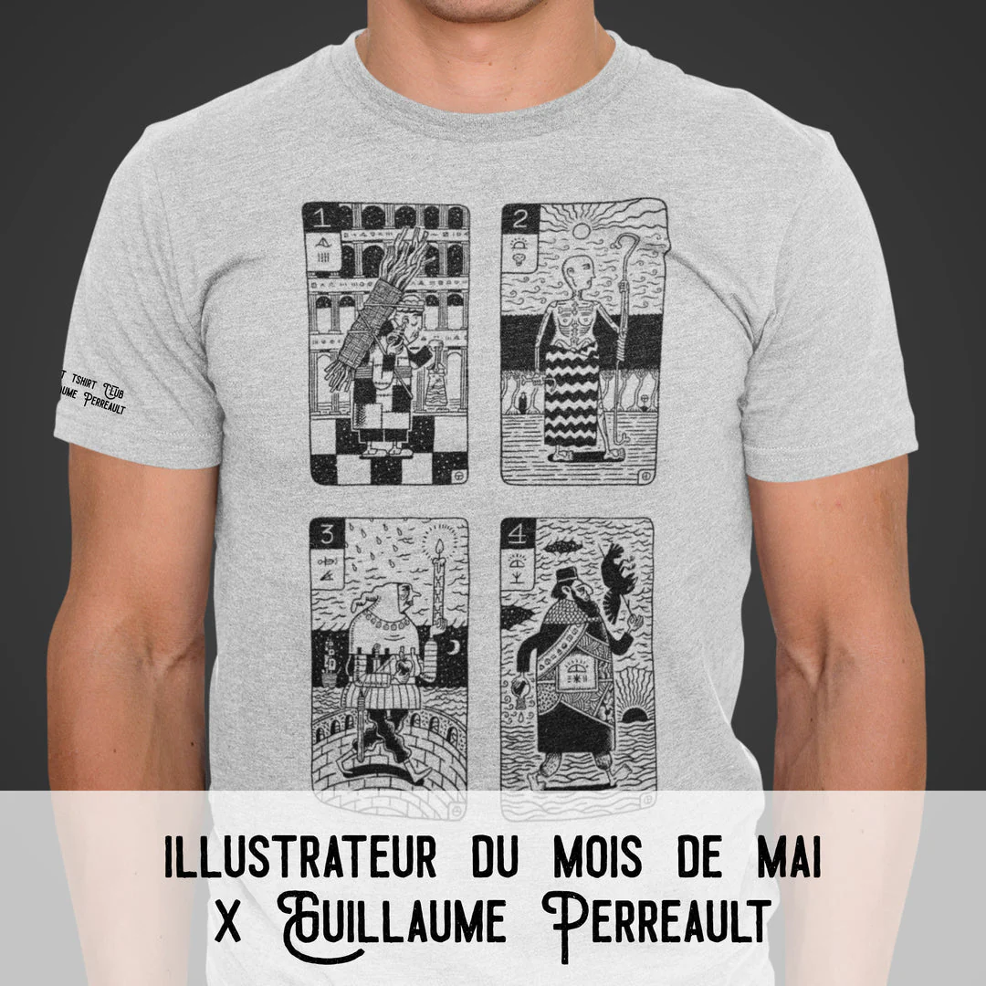 T-shirt unisexe Art T-shirt Club par Guillaume Perreault - Image 4