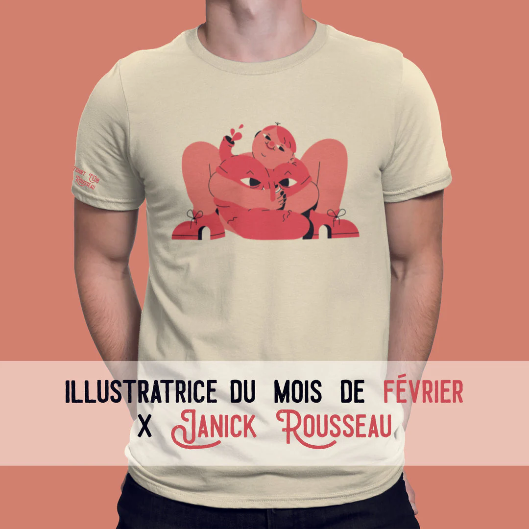 T-shirt unisexe Art T-shirt Club par Janick Rousseau - Image 3