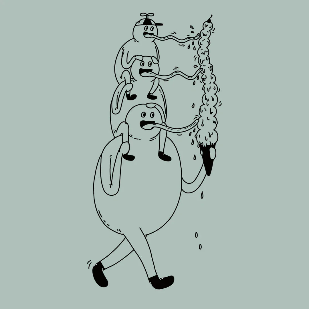T-shirt unisexe Art T-shirt Club par Benjamin Deshaies - Image 2