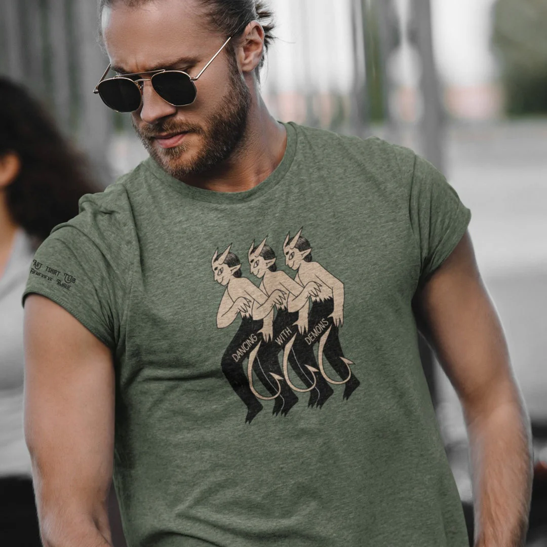 T-shirt unisexe Art T-shirt Club par Geneviève Bigué