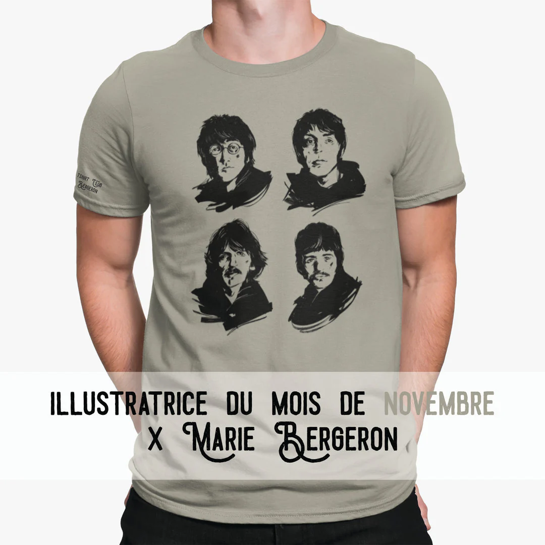 T-shirt unisexe Art T-shirt Club par Marie Bergeron - Image 4