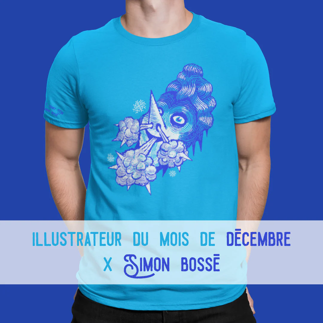 T-shirt unisexe Art T-shirt Club par Simon Bossé - Image 3