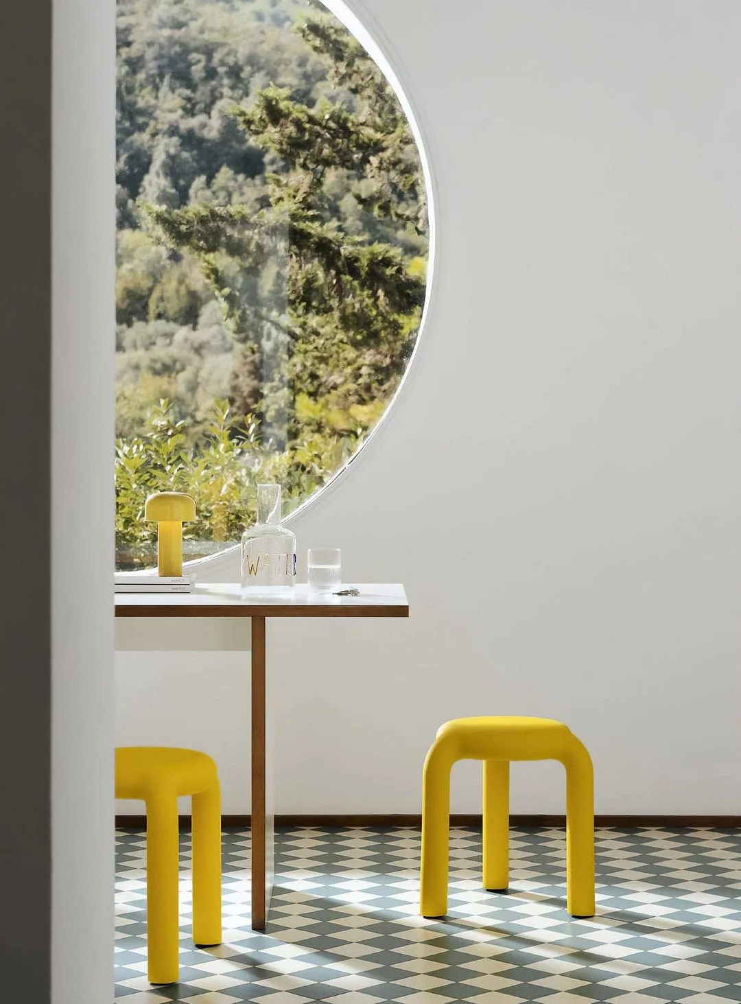 Tabouret Piccolo jaune - Image 3