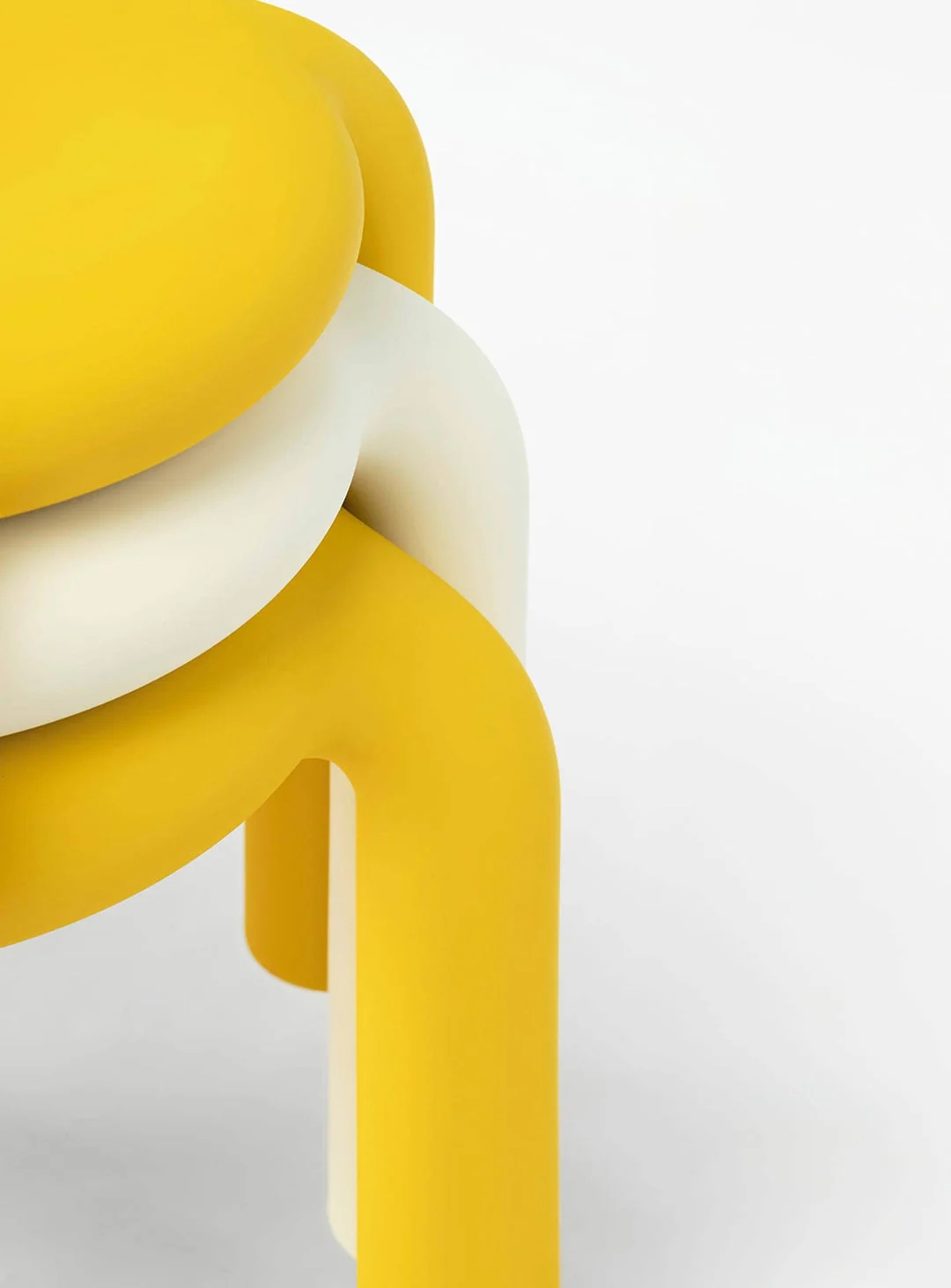 Tabouret Piccolo blanc - Image 4