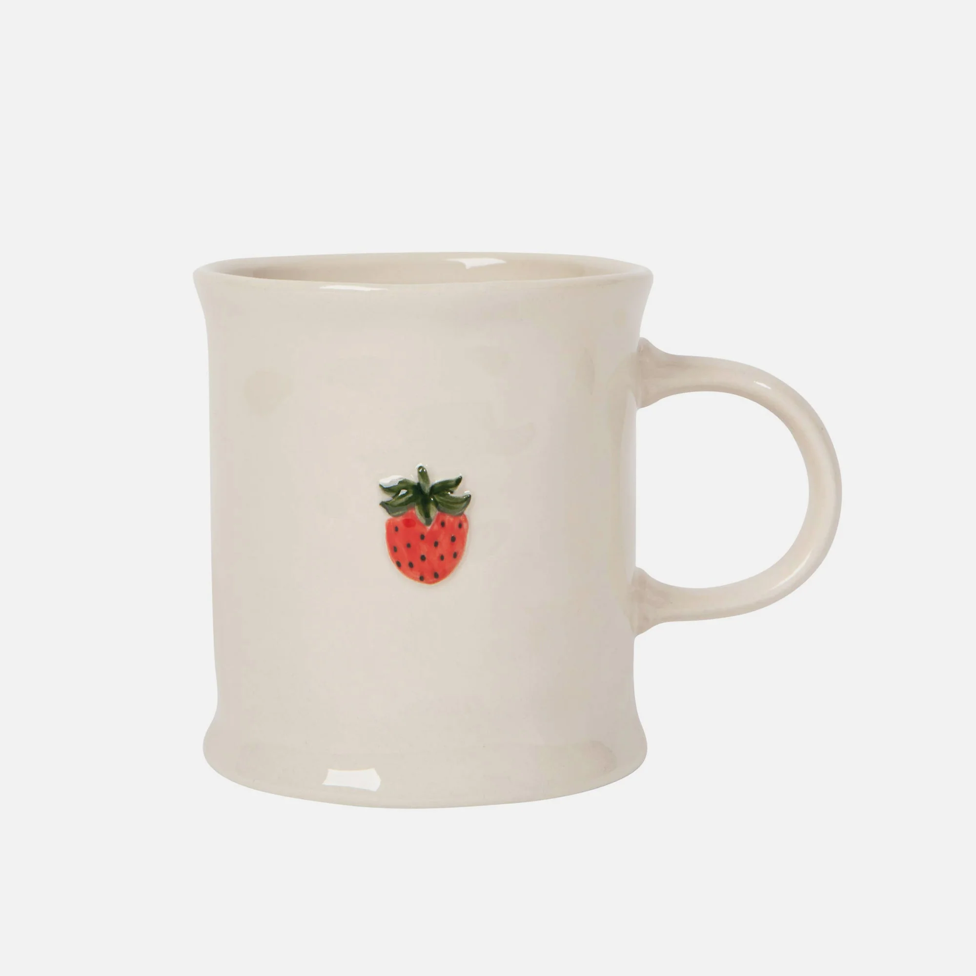 Tasse en relief Fraise