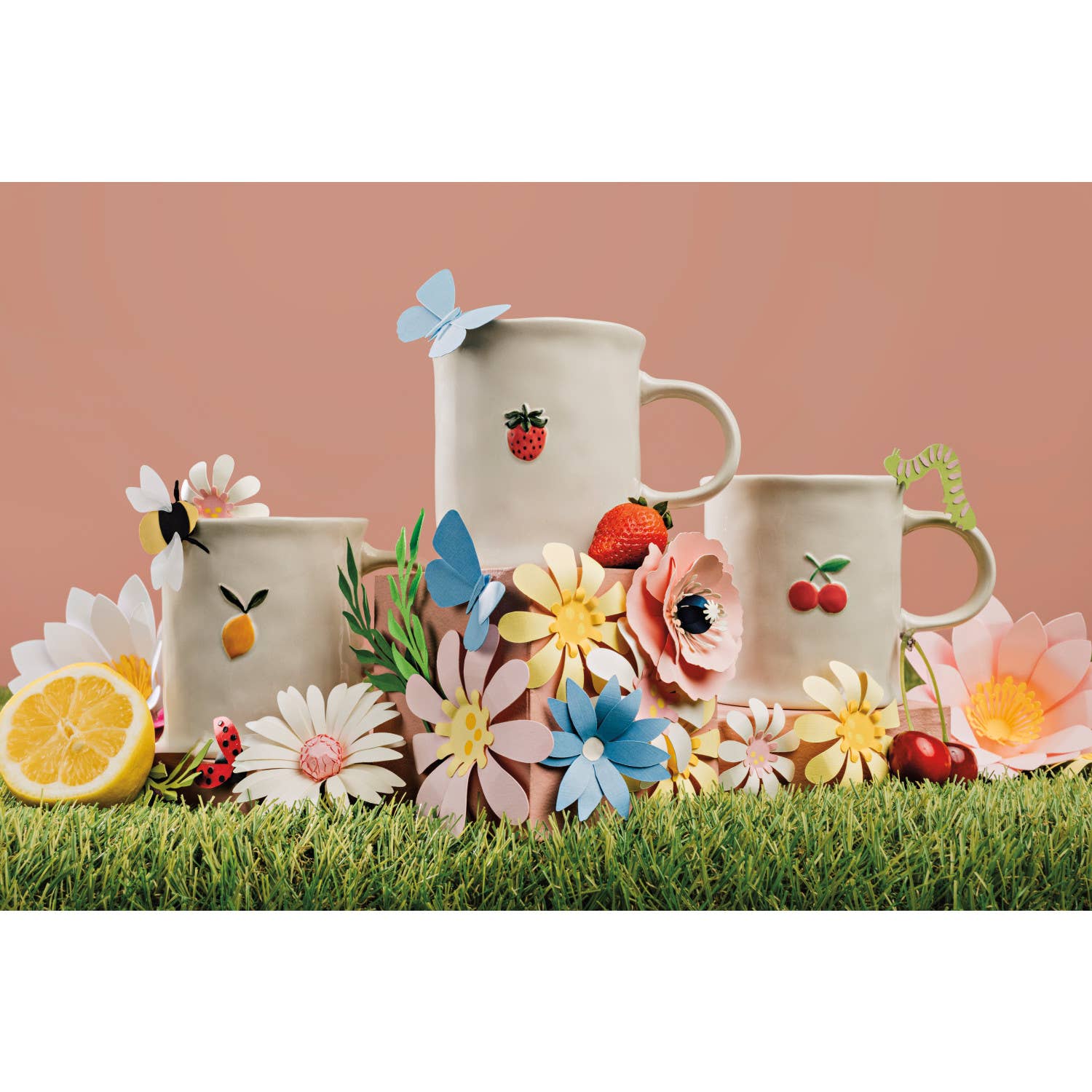 Tasse en relief Cerises - Image 3