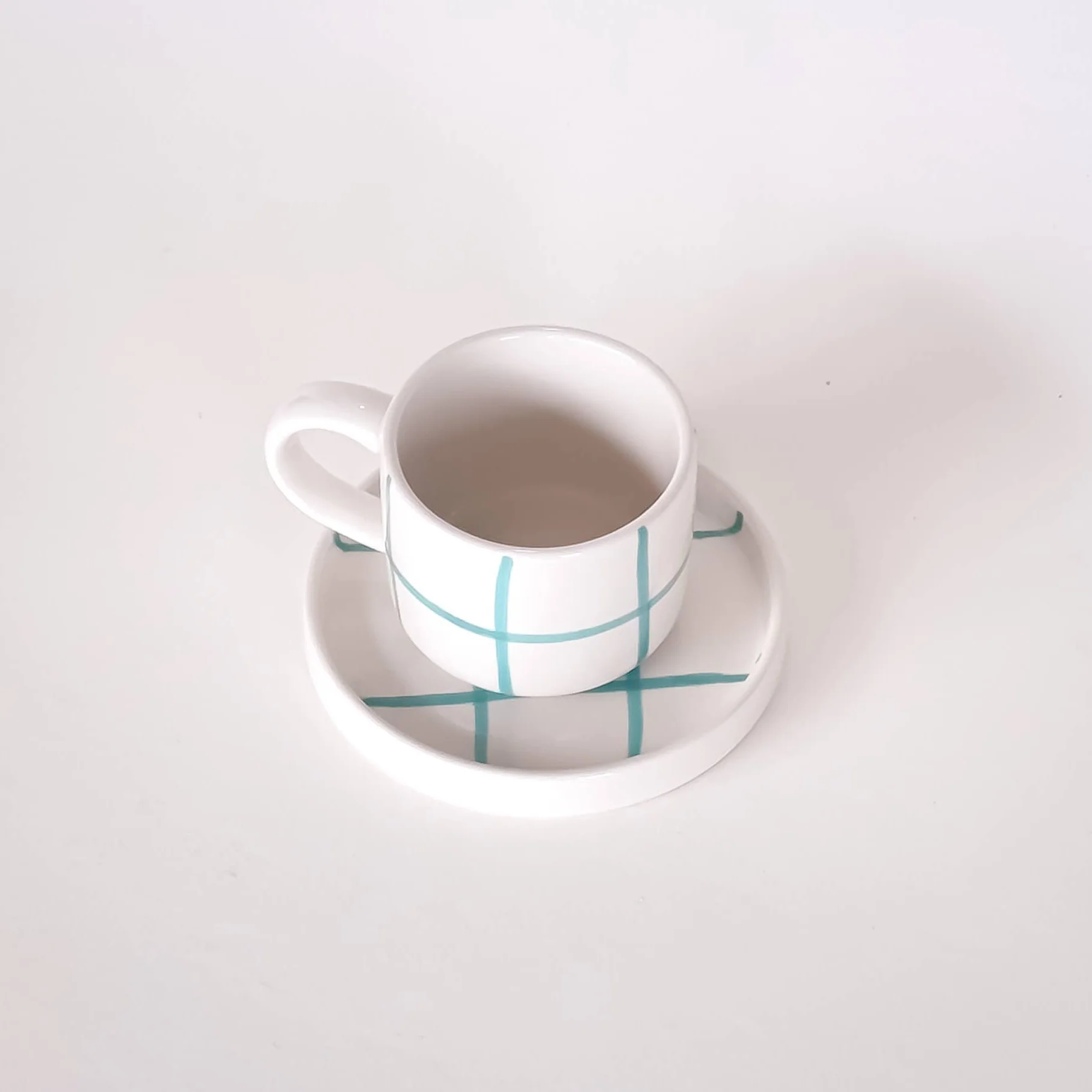 Tasse espresso et soucoupe amalfi menthe
