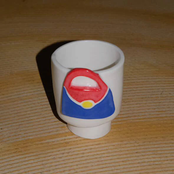 Tasse gobelet en céramique sac à main