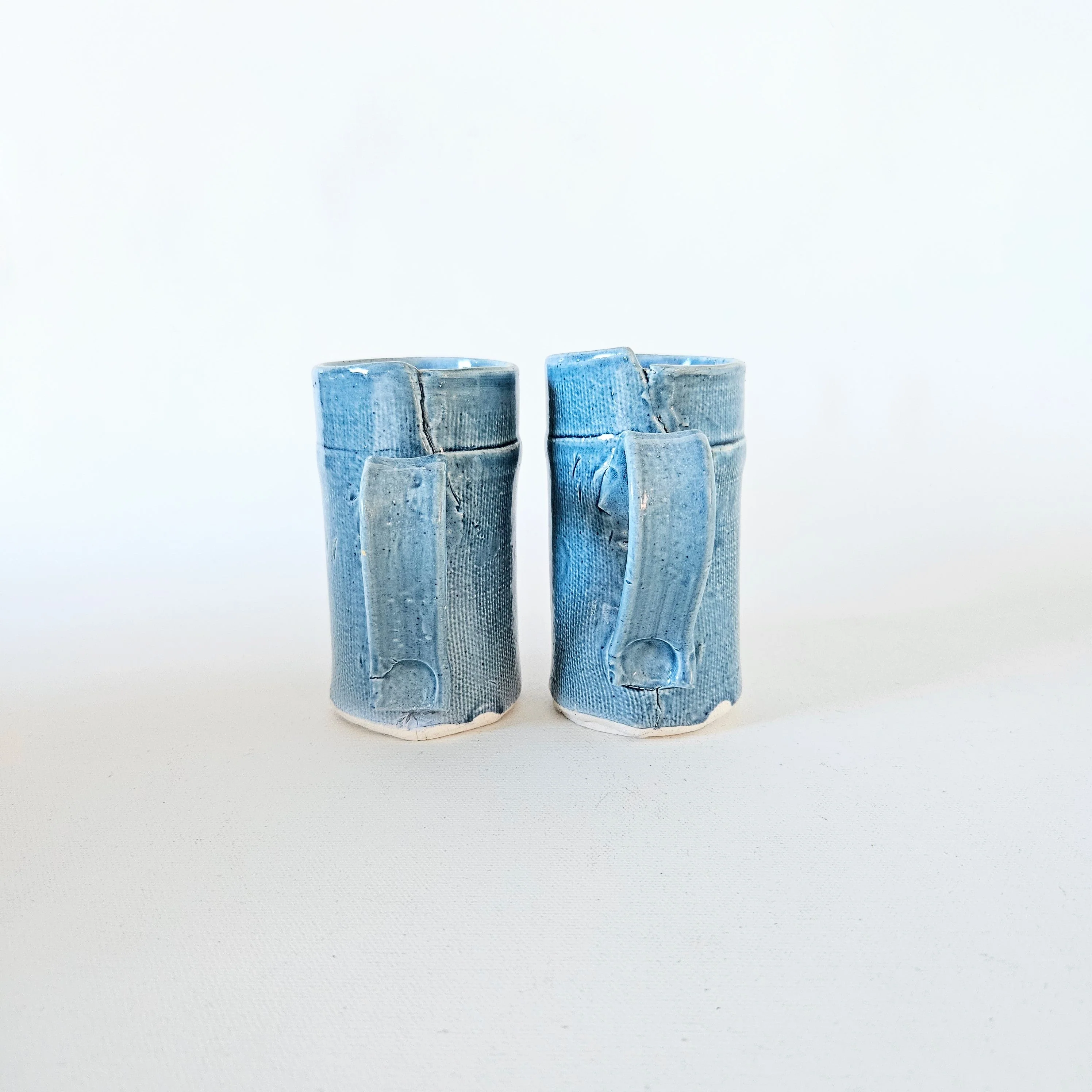 Duo de tasses en céramique artisanale - Image 9