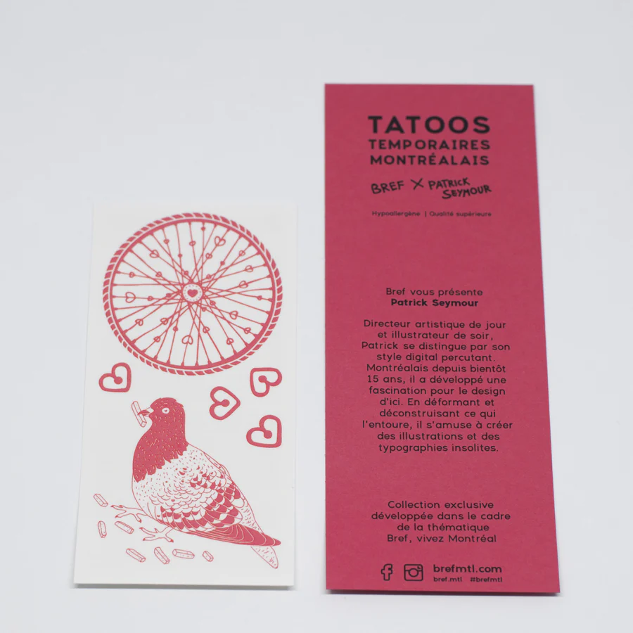 Tattoos temporaires illustrations montréalaises - Image 3