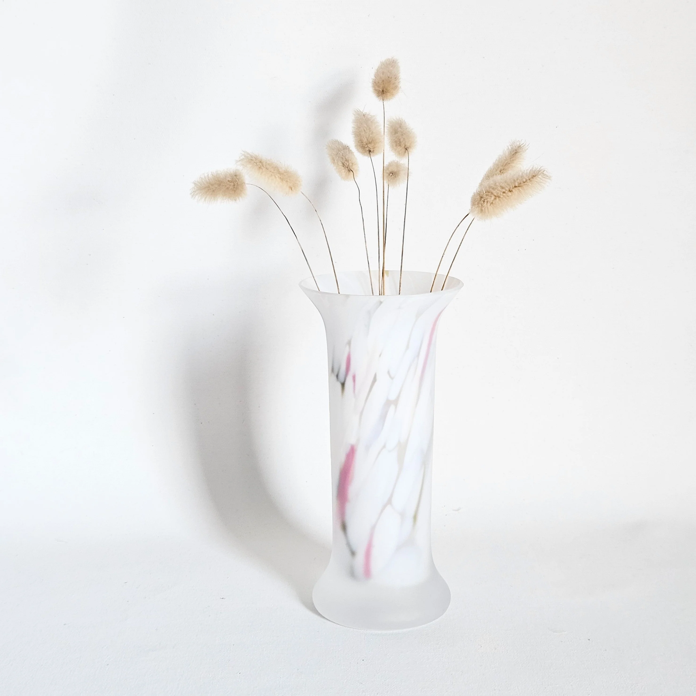 Vase vintage en verre soufflé, Kosta Boda