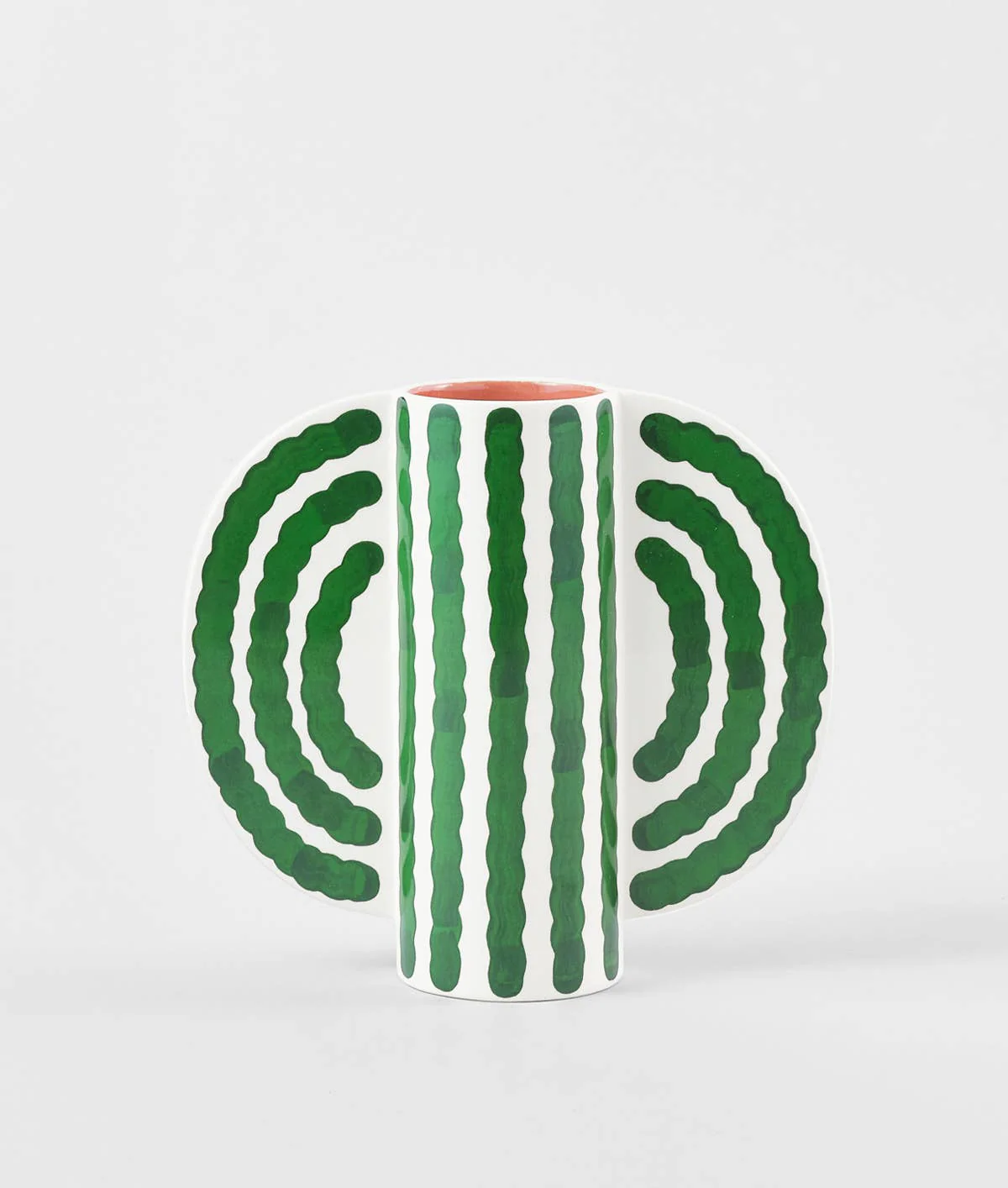 Vase en céramique Butterfly vert - Image 2
