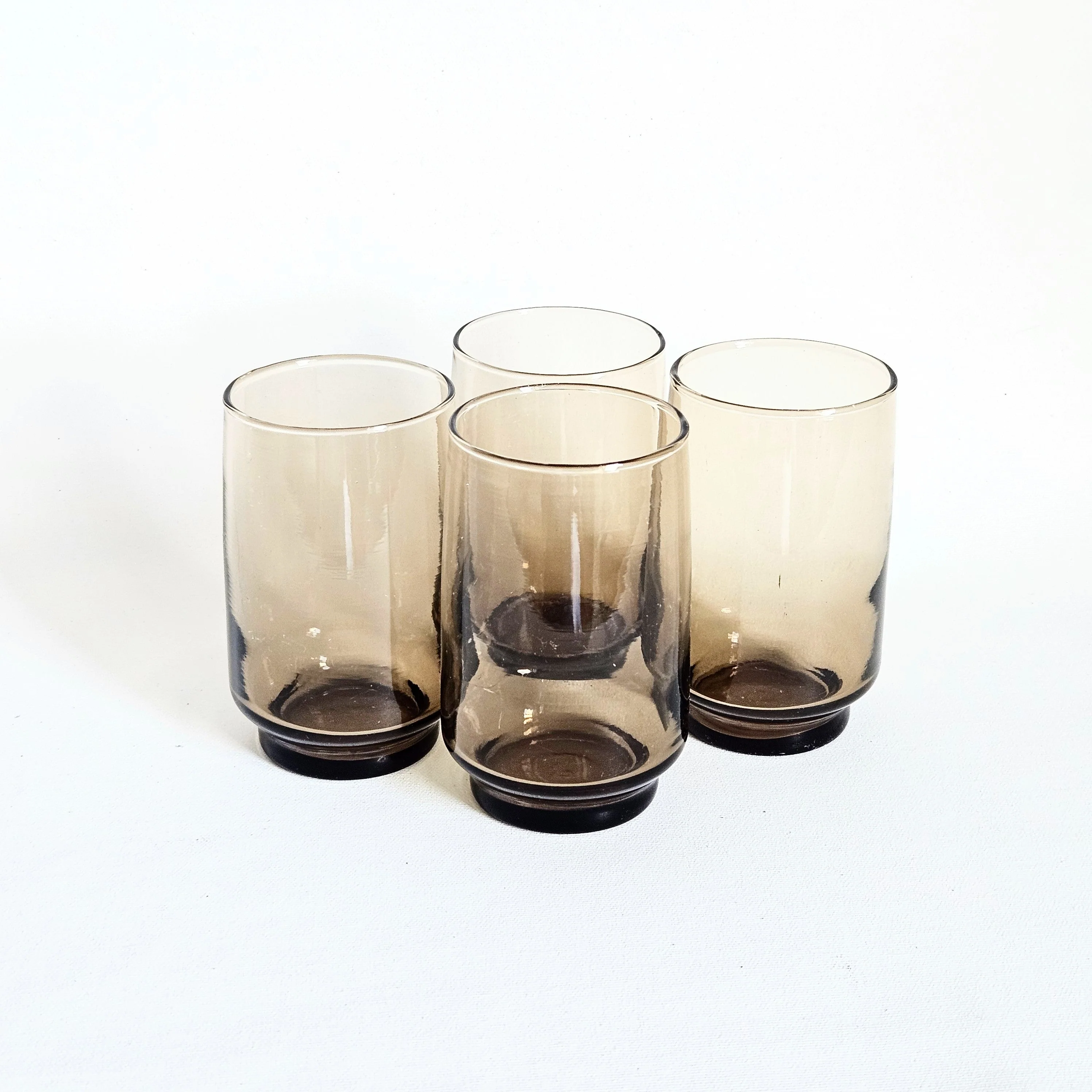 Duo de verres fumés Dominion vintages - Image 3