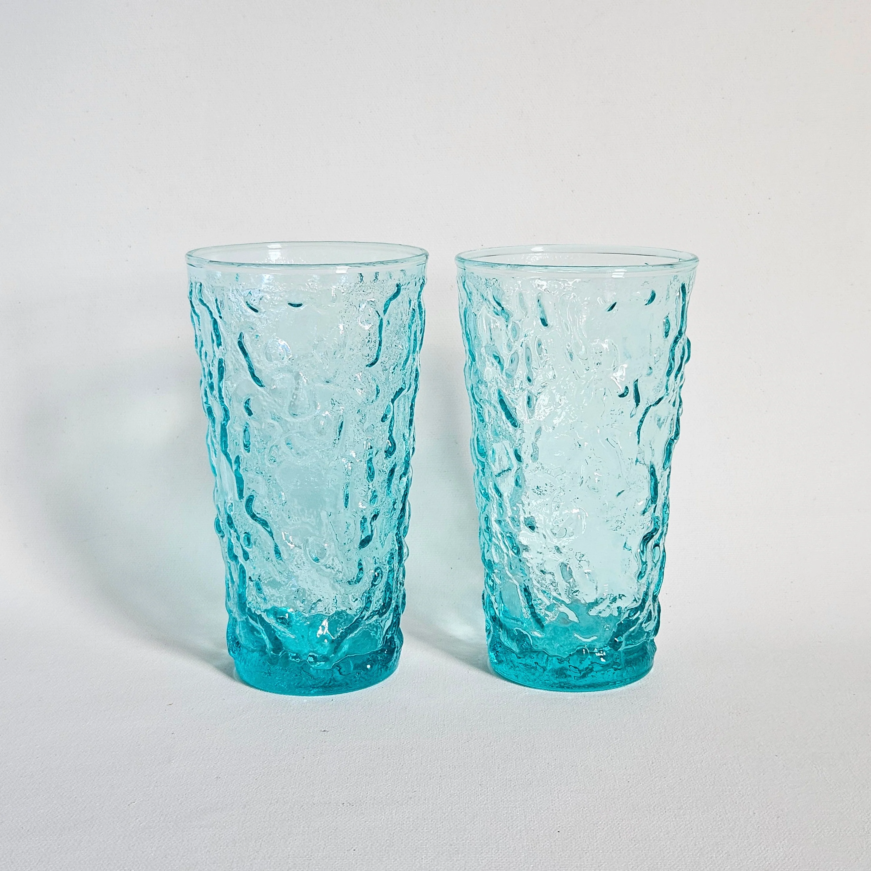Duo de verres texturés Lido vintages, Anchor Hocking - Image 2